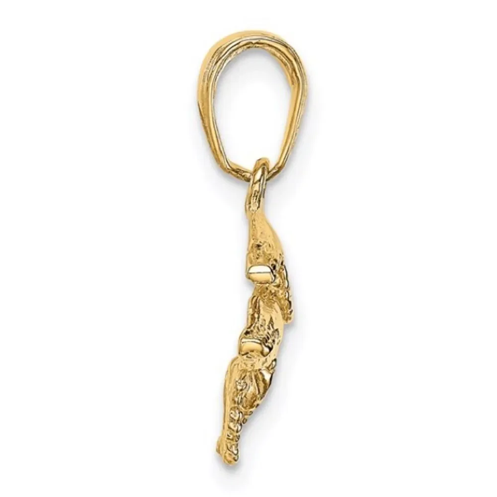 14K Mother and Baby Humpback Whale Pendant: A Symbol of Love and Artistry